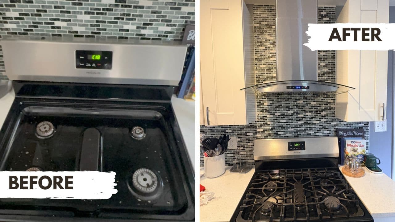 Professional kitchen deep clean